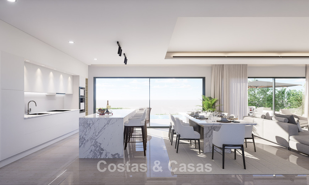 Exclusieve nieuwbouwvilla te koop op enkele minuten van het strand en de golfbanen in Casares, Costa del Sol 798513