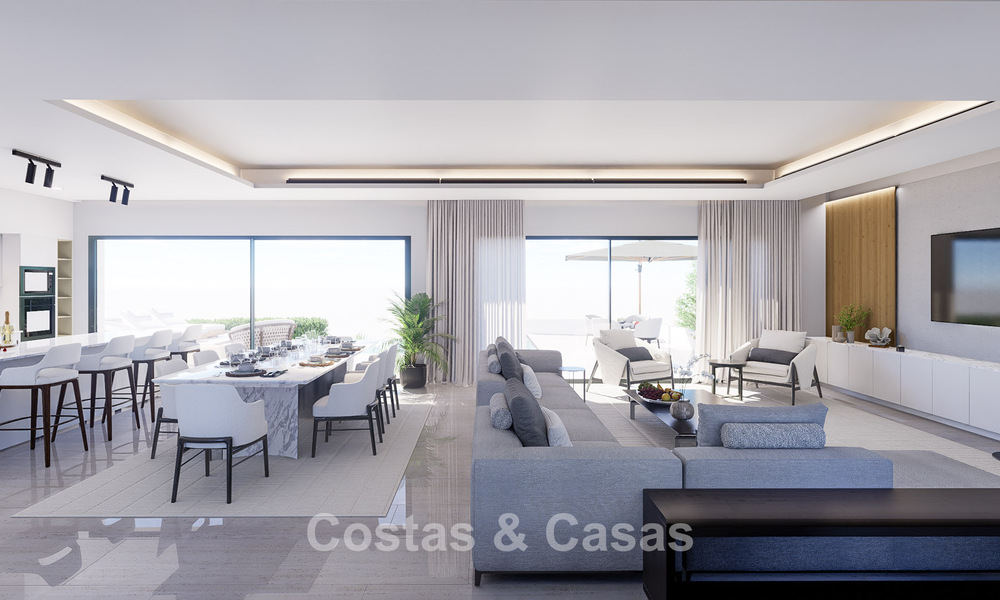 Exclusieve nieuwbouwvilla te koop op enkele minuten van het strand en de golfbanen in Casares, Costa del Sol 798514