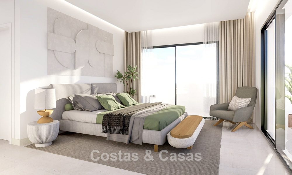 Exclusieve nieuwbouwvilla te koop op enkele minuten van het strand en de golfbanen in Casares, Costa del Sol 798515