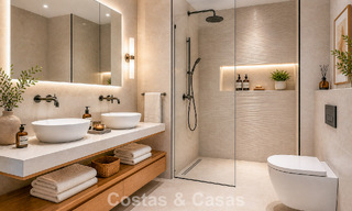 Gloednieuwe, gesofisticeerde luxevilla te koop aan de golfbaan in La Cala Golf Resort in Mijas, Costa del Sol 798584 