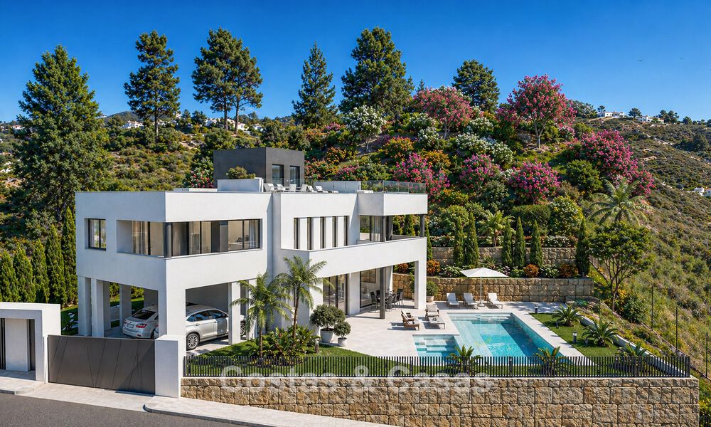 Gloednieuwe, gesofisticeerde luxevilla te koop aan de golfbaan in La Cala Golf Resort in Mijas, Costa del Sol 798587
