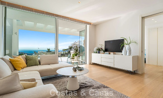 Modernistisch luxe appartement te koop met zeezicht in een boutique complex in de heuvels nabij Marbella stad 798605 