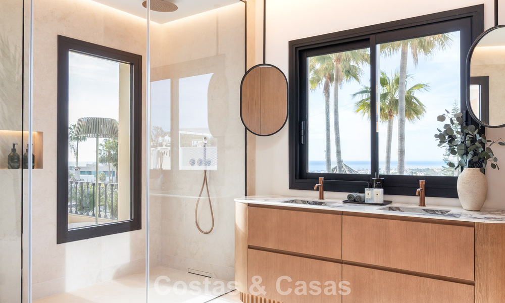 Luxe design townhouse met panoramisch zeezicht te koop in La Quinta, Marbella - Benahavis 798619