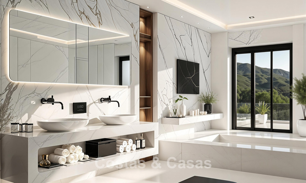 Exclusieve moderne villa met panoramisch uitzicht te koop in La Cala Golf, Mijas, Costa del Sol 798918