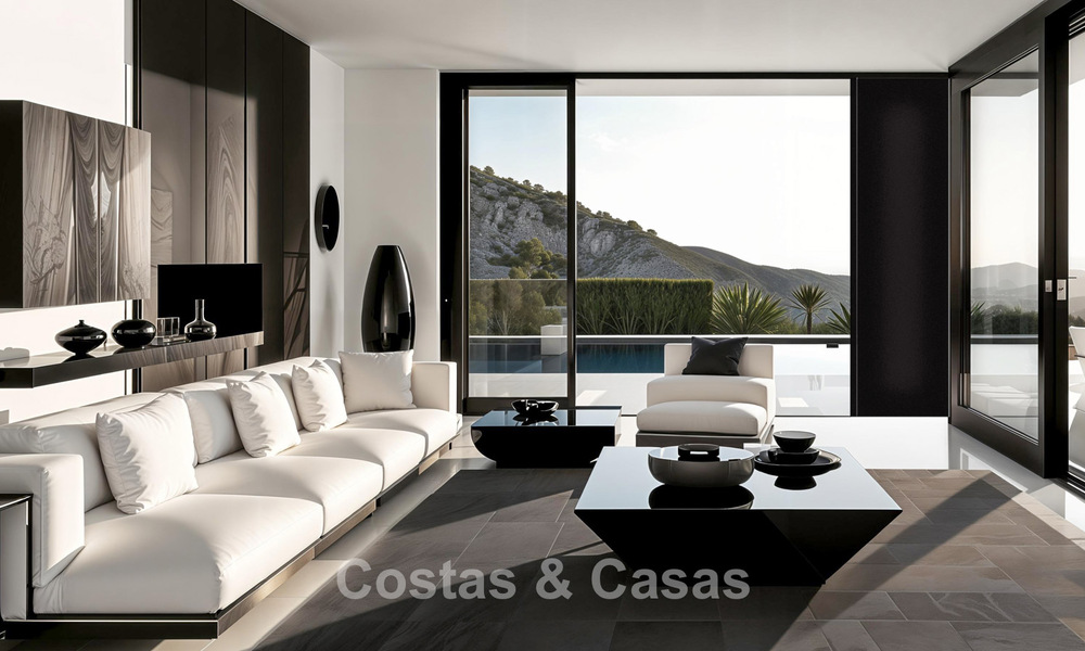 Exclusieve moderne villa met panoramisch uitzicht te koop in La Cala Golf, Mijas, Costa del Sol 798924