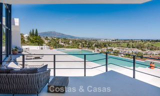 Geavanceerde luxevilla met panoramisch zeezicht te koop in de heuvels van Marbella - Benahavis 798927 