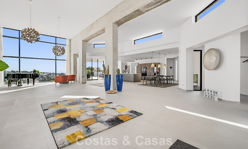 Geavanceerde luxevilla met panoramisch zeezicht te koop in de heuvels van Marbella - Benahavis 798937