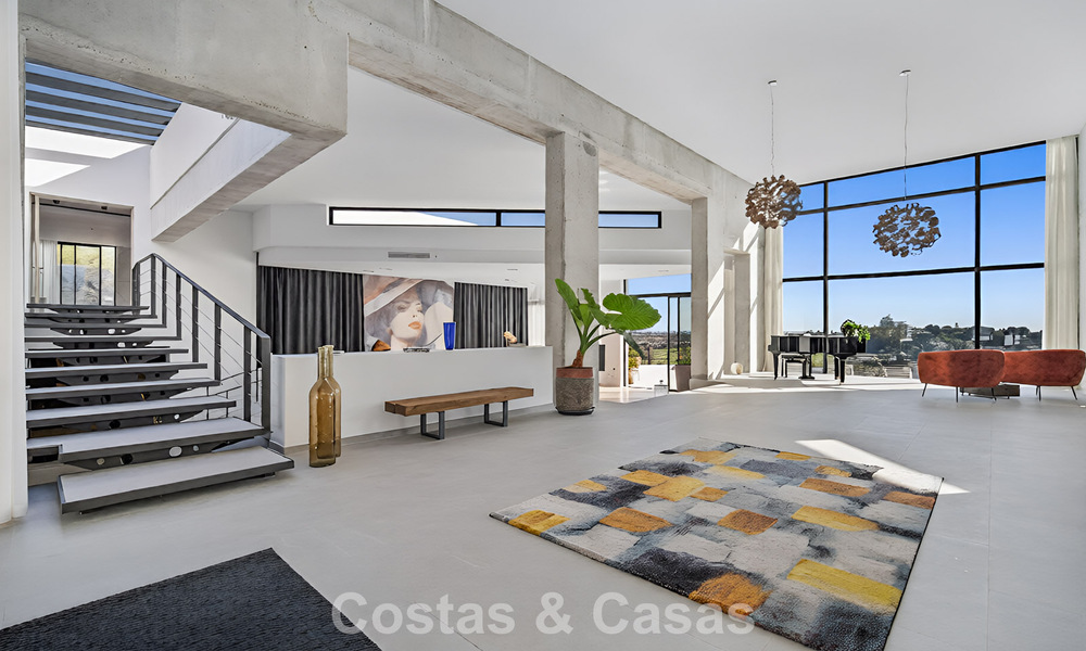 Geavanceerde luxevilla met panoramisch zeezicht te koop in de heuvels van Marbella - Benahavis 798954