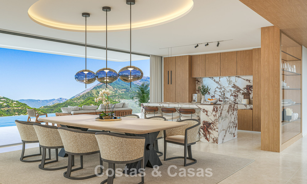 Luxe designervilla met panoramisch zeezicht te koop in een gated golfresort in Marbella - Benahavis 799028