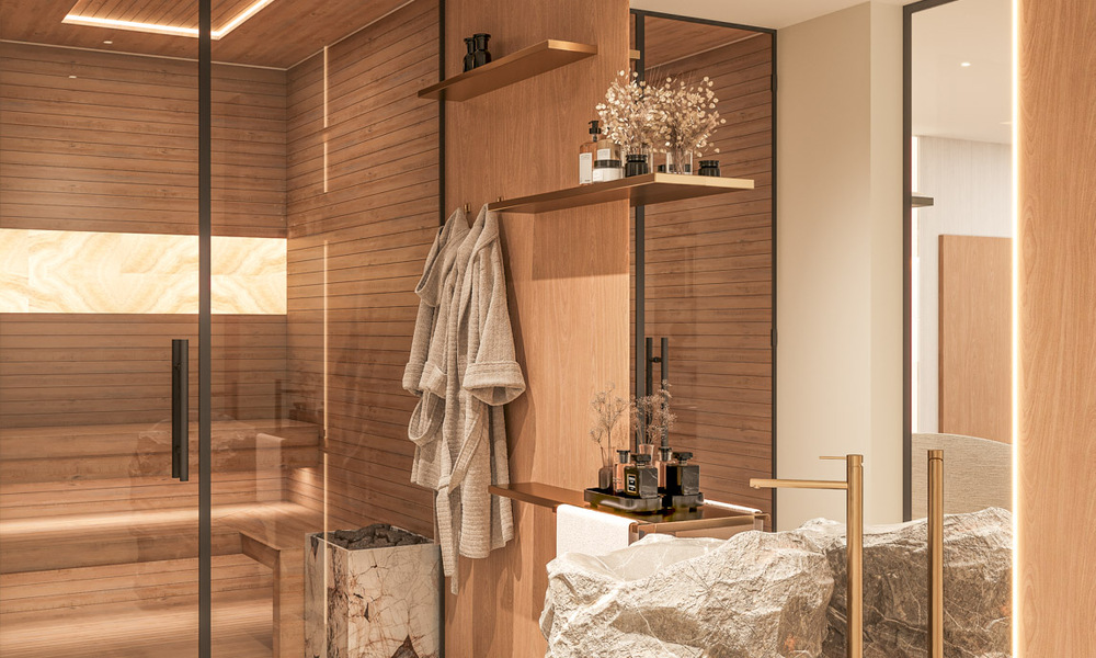 Luxe designervilla met panoramisch zeezicht te koop in een gated golfresort in Marbella - Benahavis 799035