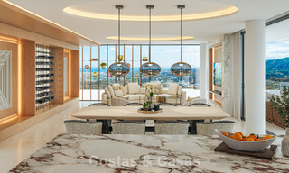 Luxe designervilla met panoramisch zeezicht te koop in een gated golfresort in Marbella - Benahavis 799038 