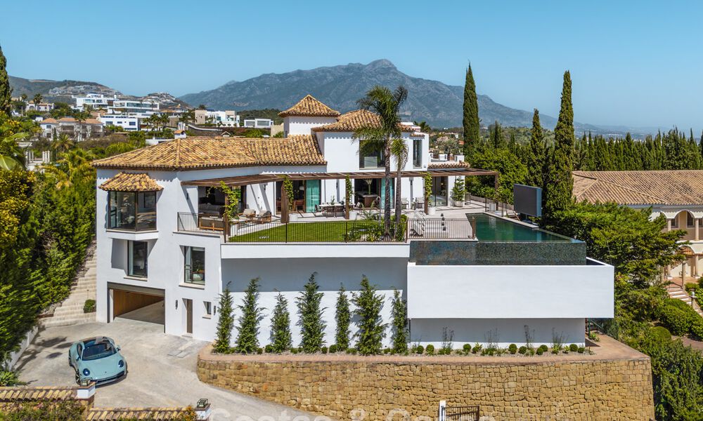 Royale villa in een eigentijdse, Mediterrane bouwstijl te koop in een afgeschermde urbanisatie in Marbella - Benahavis 799094