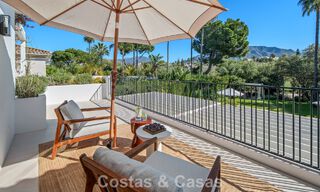 Instapklare, hedendaagse Mediterrane villa te koop grenzend aan de golfbaan van Las Brisas in Nueva Andalucia, Marbella 799114 