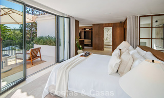Instapklare, hedendaagse Mediterrane villa te koop grenzend aan de golfbaan van Las Brisas in Nueva Andalucia, Marbella 799118 