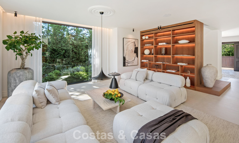 Instapklare, hedendaagse Mediterrane villa te koop grenzend aan de golfbaan van Las Brisas in Nueva Andalucia, Marbella 799142