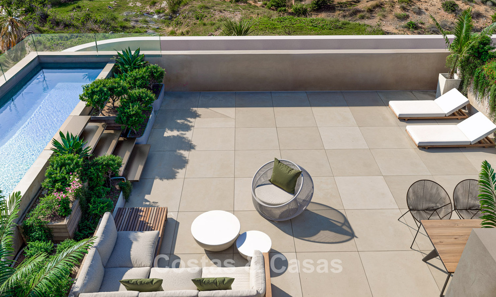 Lancering! Modernistische nieuwbouwappartementen met zeezicht te koop in het centrum van Estepona 799544