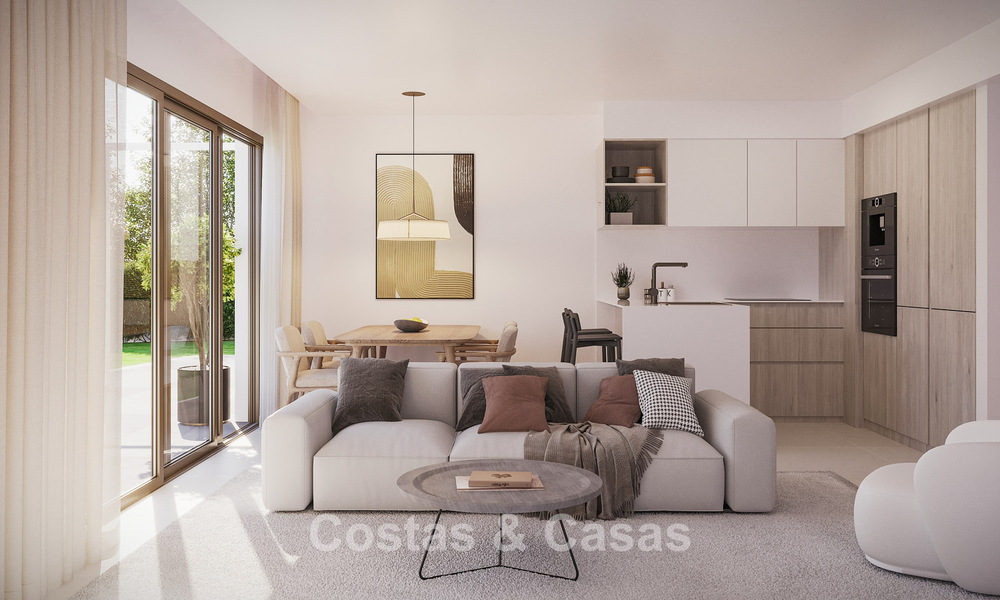 Lancering! Modernistische nieuwbouwappartementen met zeezicht te koop in het centrum van Estepona 799548