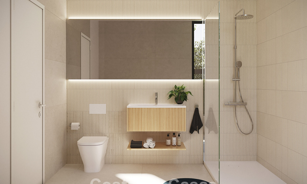 Lancering! Modernistische nieuwbouwappartementen met zeezicht te koop in het centrum van Estepona 799551