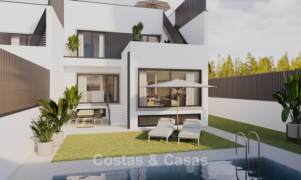 Lancering! Eerstelijnsstrand, luxe appartementen en rijwoningen met zeezicht te koop nabij Sotogrande, Costa del Sol 799738