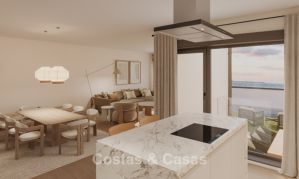 Lancering! Eerstelijnsstrand, luxe appartementen en rijwoningen met zeezicht te koop nabij Sotogrande, Costa del Sol 799741