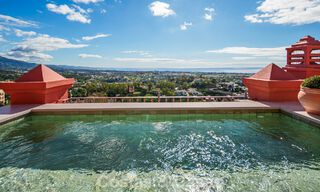 Hoogwaardig gerenoveerd penthouse met spectaculair zeezicht te koop in Marbella - Benahavis 800067 