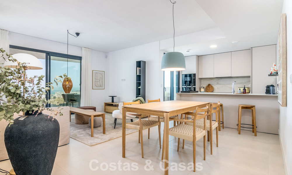 Instapklare, moderne luxewoningen te koop met zeezicht in een resort-stijl complex in Fuengirola, Costa del Sol 799928