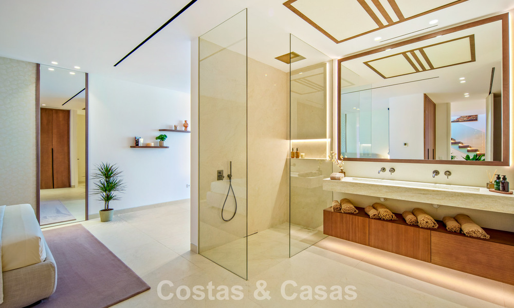 Hedendaagse design villa met panoramisch uitzicht te koop in Nueva Andalucia’s golfvallei, Marbella 800110