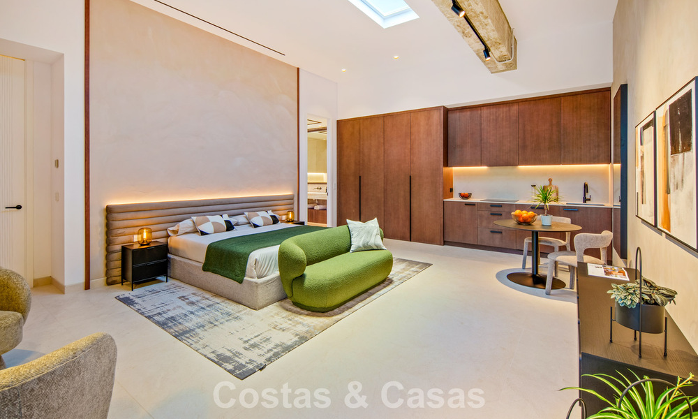 Hedendaagse design villa met panoramisch uitzicht te koop in Nueva Andalucia’s golfvallei, Marbella 800119