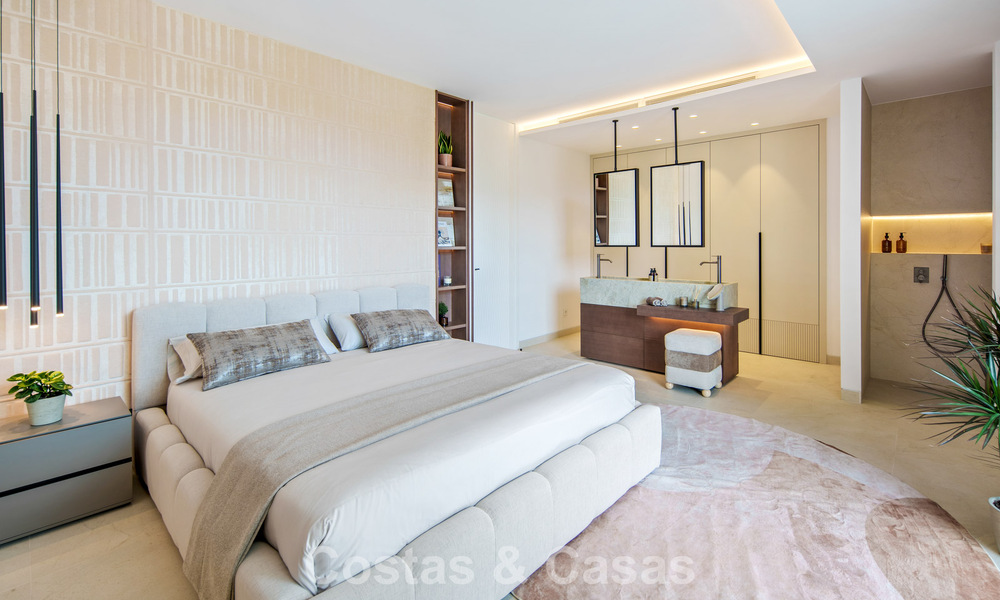 Hedendaagse design villa met panoramisch uitzicht te koop in Nueva Andalucia’s golfvallei, Marbella 800154