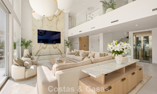 Moderne luxevilla met eigentijdse bouwstijl te koop met panoramisch uitzicht in de heuvels van Marbella Oost 800284 