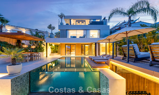 Modern, gerenoveerd luxevilla met prachtig uitzicht te koop in Nueva Andalucia, Marbella 800348 