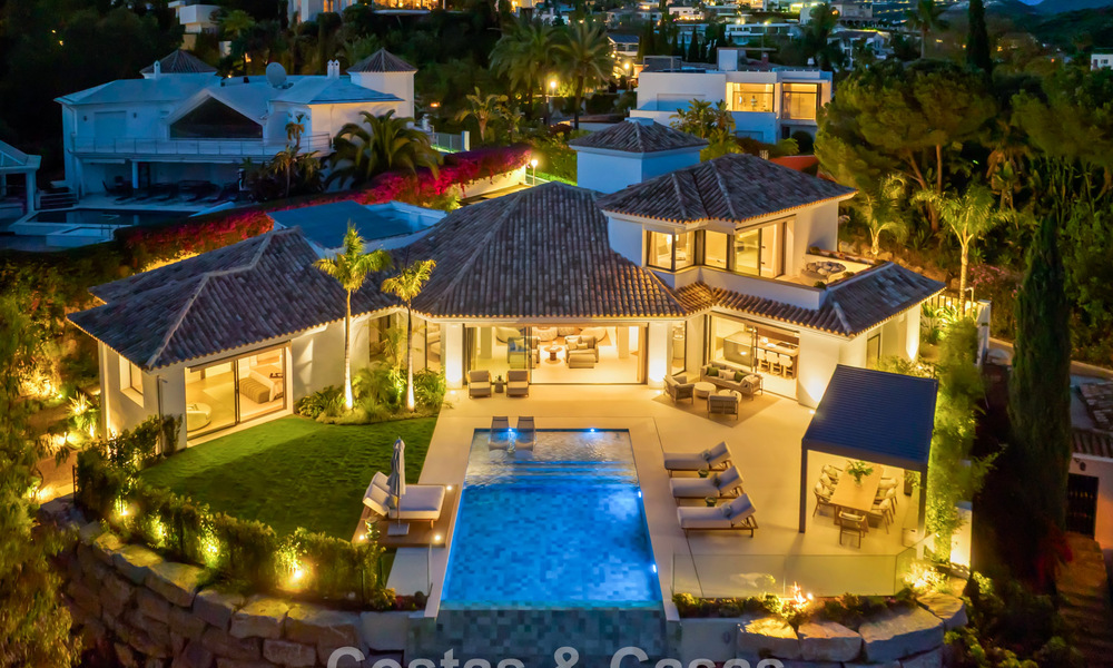 Moderne mediterrane luxevilla te koop in een afgeschermde community in Marbella - Benahavis 800497
