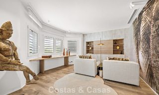 Mediterraanse, gelijkvloerse luxevilla te koop direct aan de golfbaan in Guadalmina, Marbella 800585 