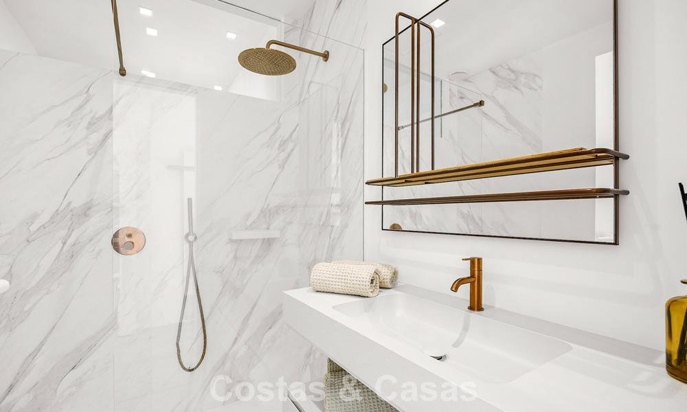 Mediterraanse, gelijkvloerse luxevilla te koop direct aan de golfbaan in Guadalmina, Marbella 800597