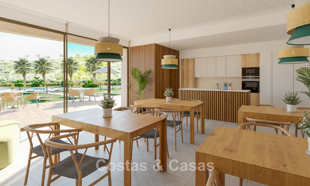 Nieuwe, contemporaine golfappartementen met zeezicht te koop nabij Sotogrande, Costa del Sol 800701