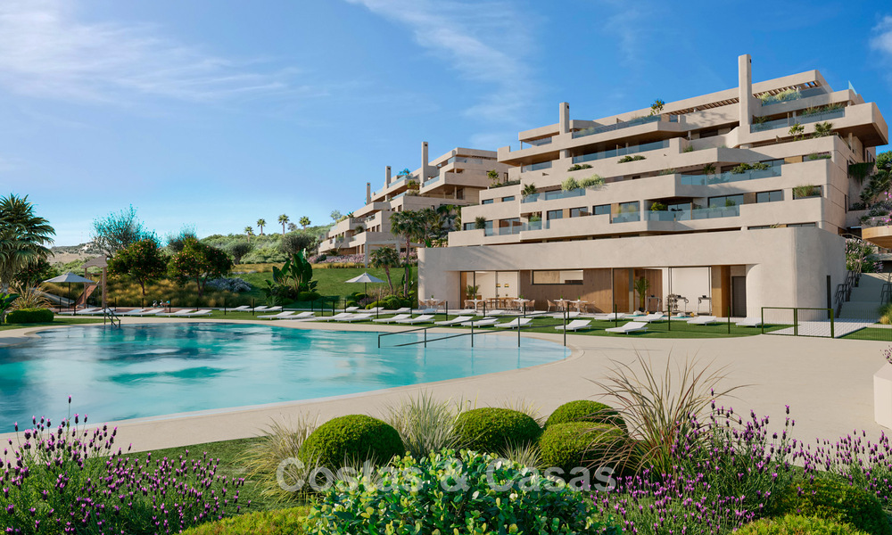 Nieuwe, contemporaine golfappartementen met zeezicht te koop nabij Sotogrande, Costa del Sol 800704