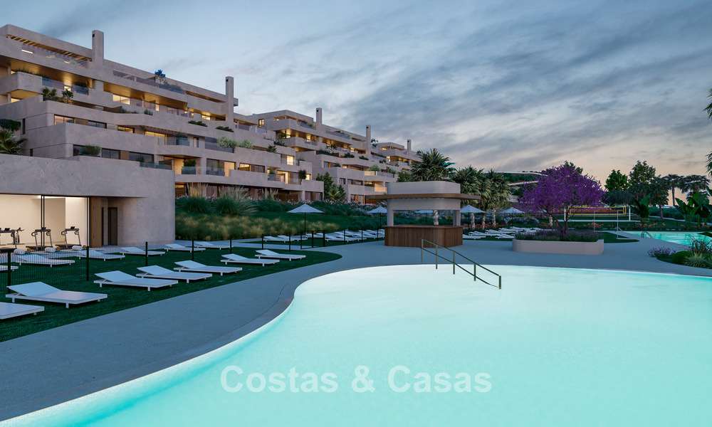 Nieuwe, contemporaine golfappartementen met zeezicht te koop nabij Sotogrande, Costa del Sol 800706