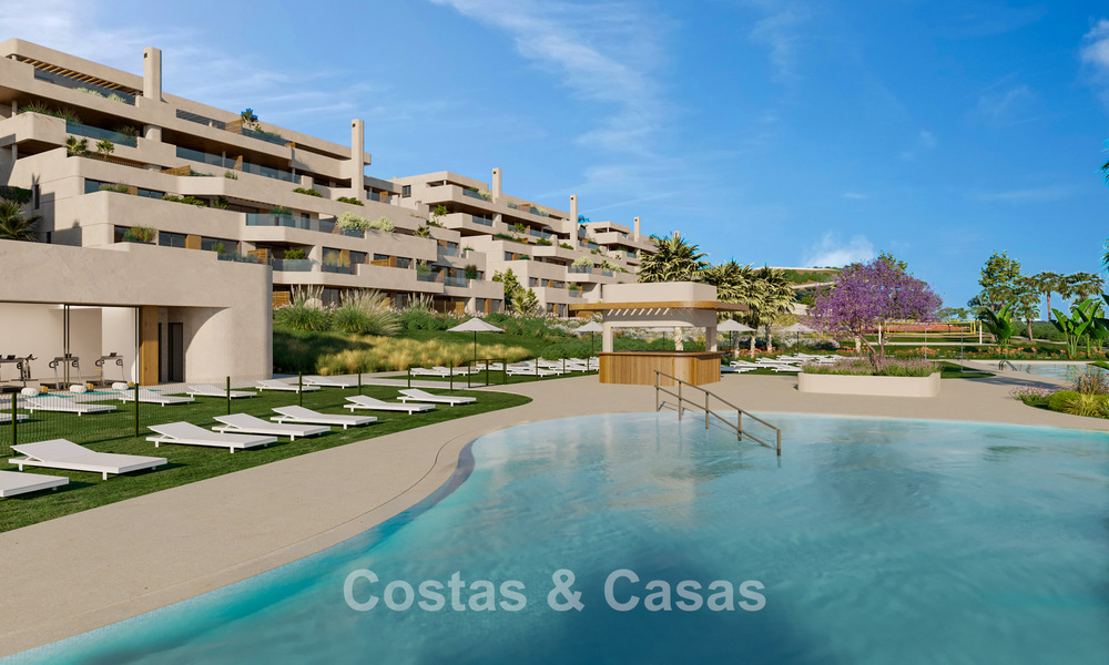 Nieuwe, contemporaine golfappartementen met zeezicht te koop nabij Sotogrande, Costa del Sol 800708