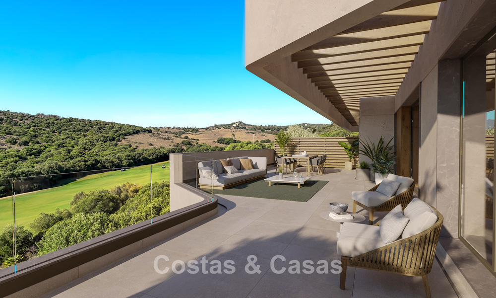 Nieuwe, contemporaine golfappartementen met zeezicht te koop nabij Sotogrande, Costa del Sol 800713