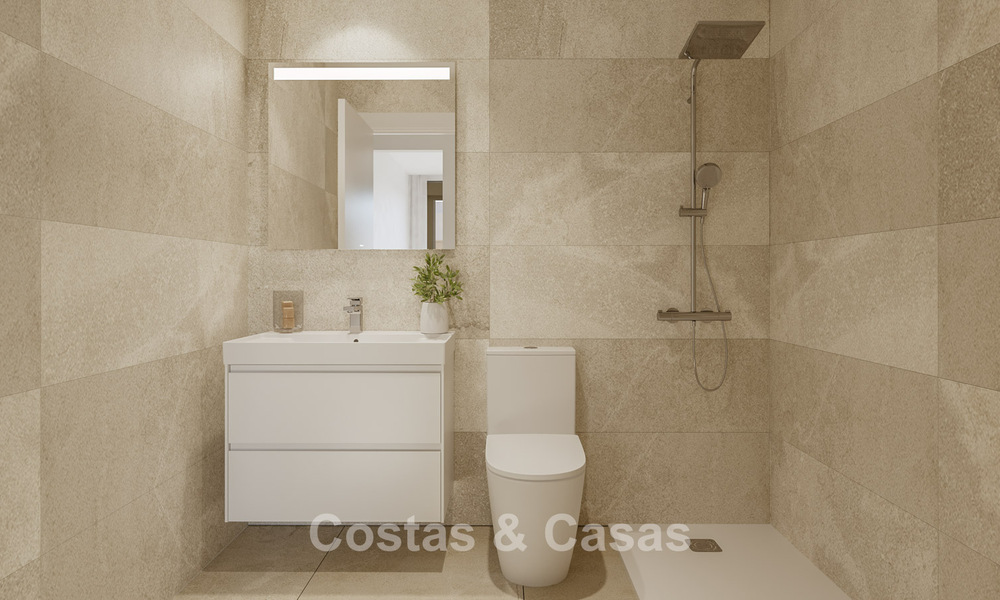 Nieuwe, contemporaine golfappartementen met zeezicht te koop nabij Sotogrande, Costa del Sol 800719