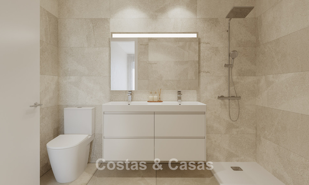 Nieuwe, contemporaine golfappartementen met zeezicht te koop nabij Sotogrande, Costa del Sol 800720
