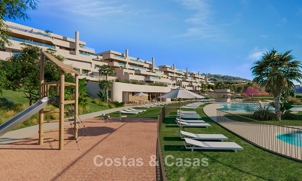 Nieuwe, contemporaine golfappartementen met zeezicht te koop nabij Sotogrande, Costa del Sol 800722