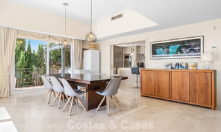 Ruime familievilla in een moderne Spaanse bouwstijl en adembenemend zeezicht te koop in Manilva, Costa del Sol 800641 