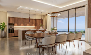 State-of-the-art luxevilla te koop in de rustige heuvels van Marbella - Benahavis met uitzicht op de groene vallei en de zee 800728 