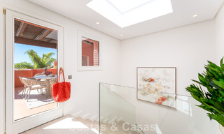 Exclusief duplex penthouse te koop aan het strand op de New Golden Mile tussen Marbella en Estepona 800753 