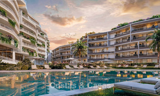 Moderne nieuwbouwappartementen met riante terrassen en zeezicht te koop in Torremolinos vlak bij La Carihuela, Malaga, Costa del Sol 801243 
