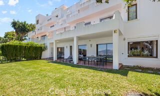 Ruim appartement met supergrote privétuin en prachtige vergezichten te koop ten oosten van Marbella 801452 