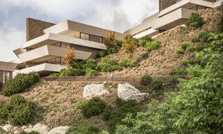 Innovatieve nieuwbouwwoningen met panoramisch zeezicht te koop in Benalmadena, Costa del Sol 801463 