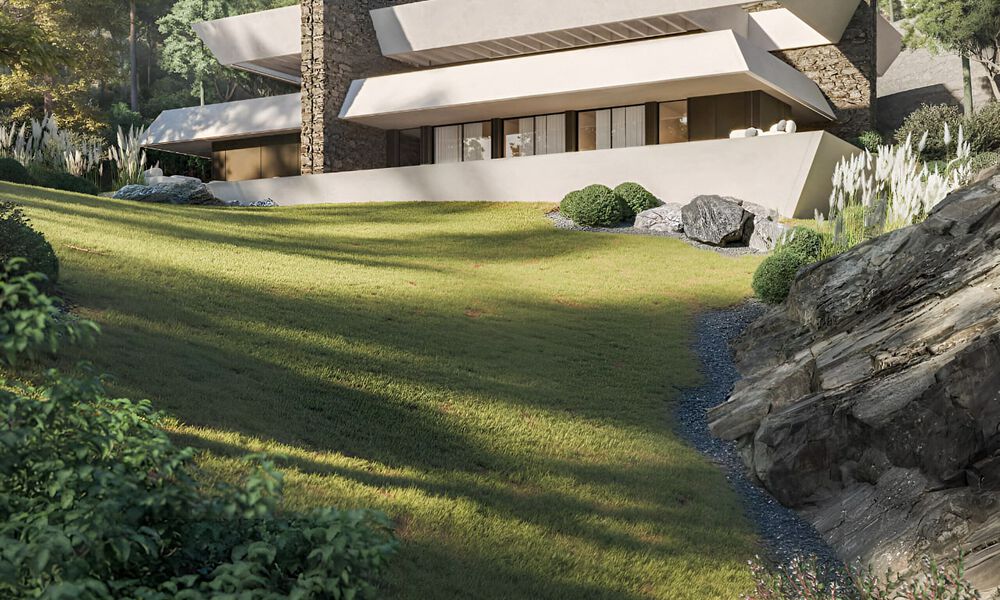 Innovatieve nieuwbouwwoningen met panoramisch zeezicht te koop in Benalmadena, Costa del Sol 801471