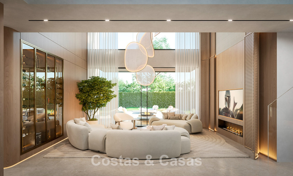 3 gloednieuwe luxevilla’s te koop op loopafstand van het strand en voorzieningen in San Pedro, Marbella 801628